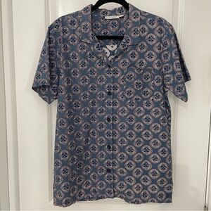Roller Rabbit Men’s Button Down Cotton Camp Shirt.  6